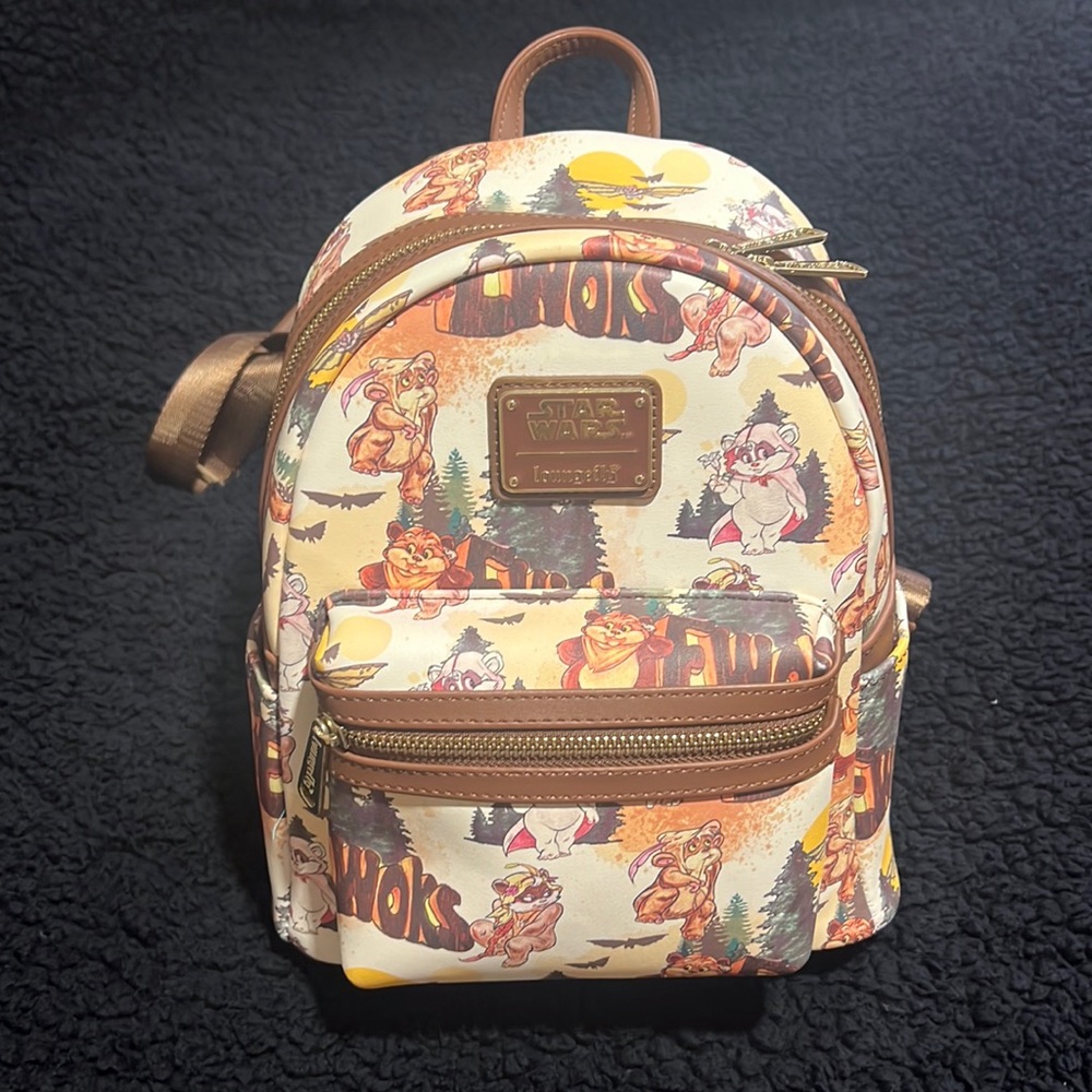 Star Wars Ewok Loungefly Mini Backpack